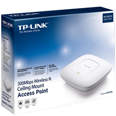 EAP110 Wireless-N300 Ceiling Mount Access Point from TP-Link.