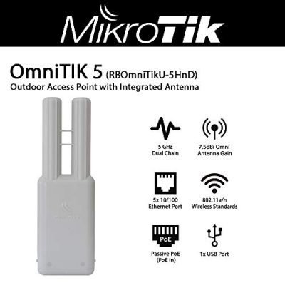 MIKROTIK RouterBOARD OmniTIK 5 PoE (RBOmniTikUPA-5HnD)