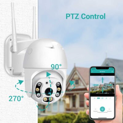 1080P WIFI IP CCTV Security Camera Wireless Outdoor HD Home PTZ IR Cam 