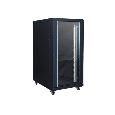 22U Data cabinets 600 x 800. Floor Standing. Glass Door