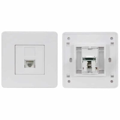 Cat 6 EaseNet Complete Single Face Plates