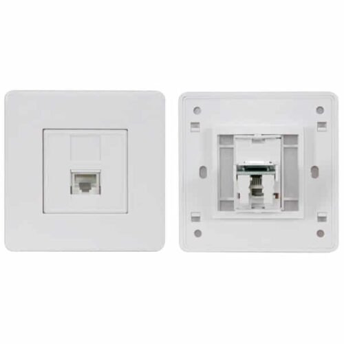 Cat 6 EaseNet Complete Single Face Plates