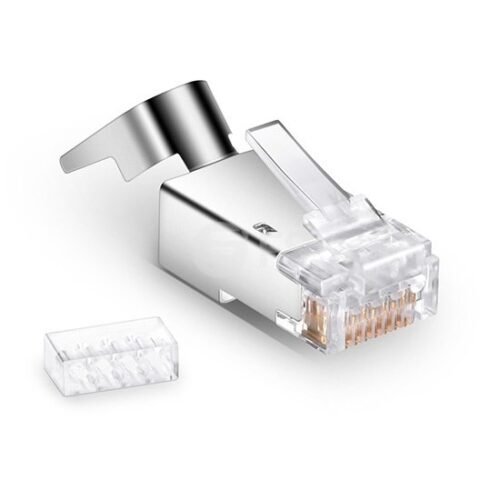 RJ45 Shielded Cat 6a Modular Connectors / Ethernet Connectors