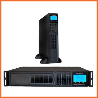 Mercury Envy Rackmount & Tower Convertible 1.5KVA/1350W, 0.9PF, 1/1 Phase 36VDC 1 X IEC Input, 6 X IEC Output 3 X 9AH Battery