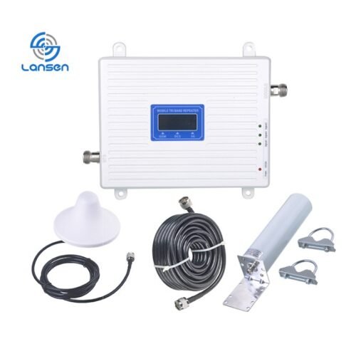 tri band repeater 900 1800 2100 GSM repeater DCS WCDMA 2G 3G 4G repeater LTE cellular Signal Booster