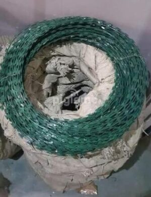 450mm Green Double Galvanized Razor Wire