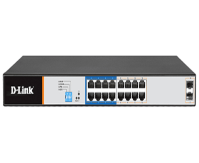 D-Link DGS-F1210-18PS-E 16-port Gigabit