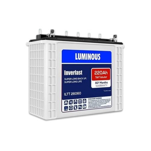 Luminous Inverlast ILTT 26020 220AH Tall Tubular plate inverter battery in Kenya