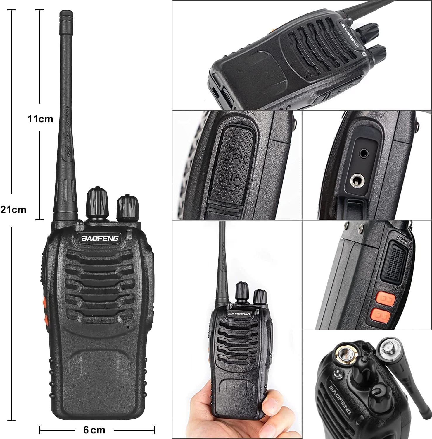 BAOFENG BF-888S 5W UHF Radio[2 Pack] | TDK Solutions Ltd