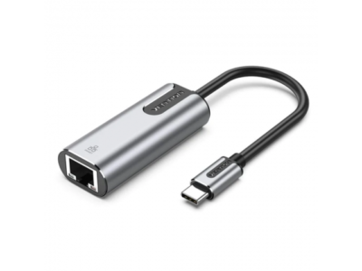 Vention 0.15m USB-C to Aluminum Gigabit Ethernet Adapter - CFNHB