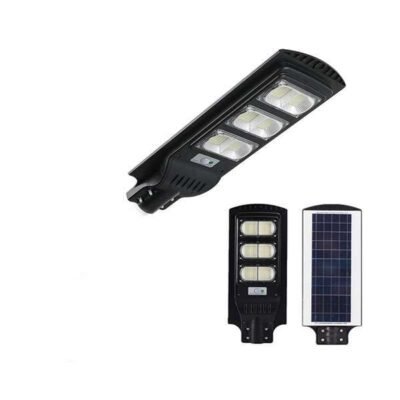 Neelux Streetlight with panels behind 60w 90w 120w